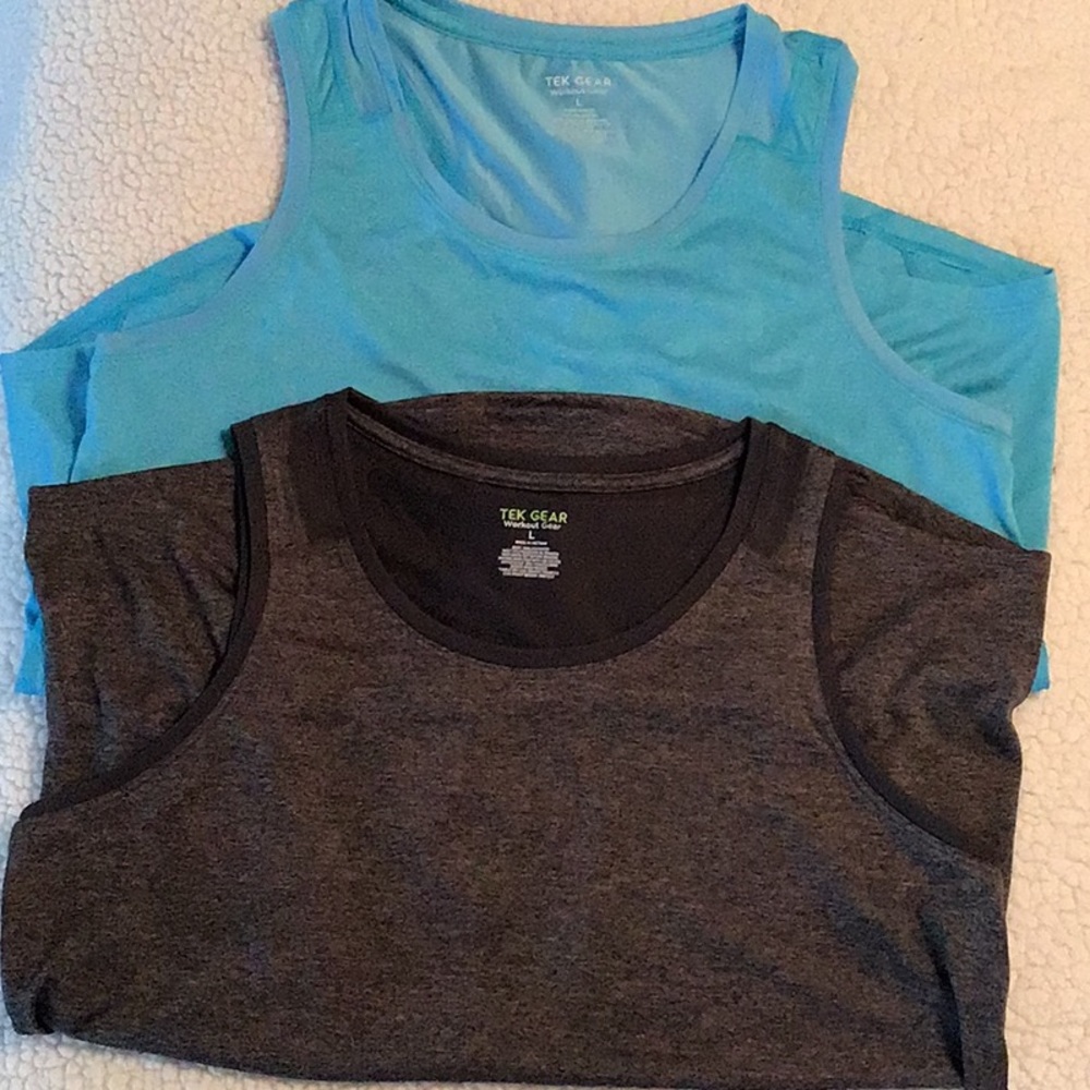 Two L Tek Gear workout tanks.  NWOT